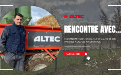 Témoignage-client : rencontre avec… Florian Dartenset, utilisateur de la pailleuse automotrice Auto DT 250